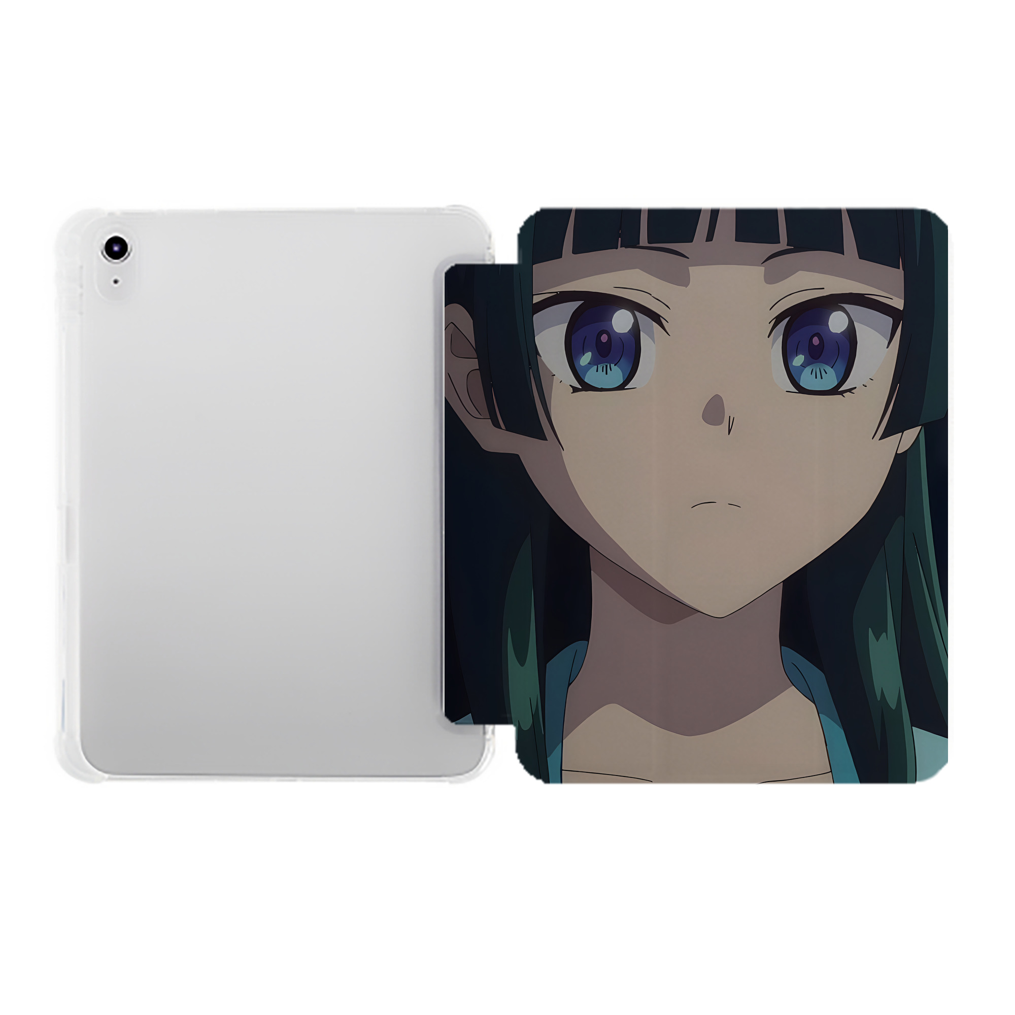 （画像用） 薬屋のひとりごと The Apothecary Diaries IPad ケース ペン収納付き 三つ折りスタンド PUレザー×シリコン 対応機種9.5/10.5/10.9インチ
